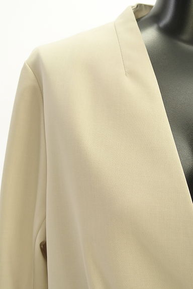 N.Natural Beauty Basic*（エヌ ナチュラルビューティーベーシック）の古着「ノーカラージャケット（ジャケット）」大画像４へ
