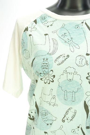 drug store's（ドラッグストアーズ）の古着「プリントラグランTシャツ（Ｔシャツ）」大画像４へ