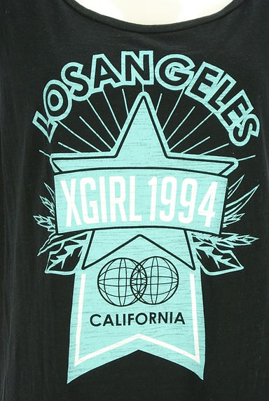 X-girl（エックスガール）の古着「ノースリプリントトップス（Ｔシャツ）」大画像４へ