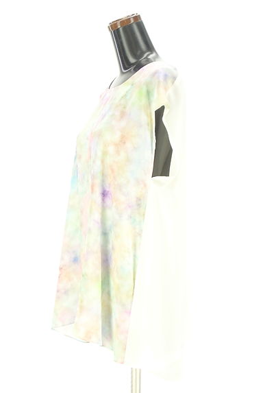 JEANASiS（ジーナシス）の古着「カラフル総柄ノースリカットソー（カットソー・プルオーバー）」大画像３へ