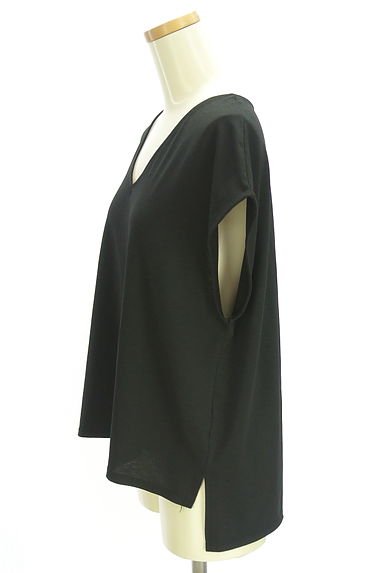 AZUL BY MOUSSY（アズールバイマウジー）の古着「Vネックノースリカットソー（カットソー・プルオーバー）」大画像３へ