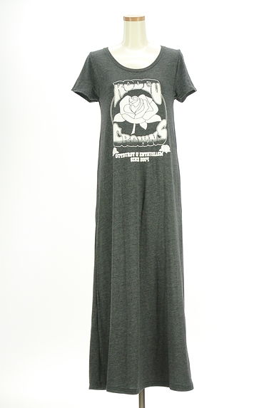 RODEO CROWNS（ロデオクラウン）の古着「USED加工プリントマキシワンピース（ワンピース・チュニック）」大画像１へ