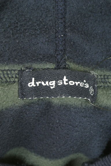 drug store's（ドラッグストアーズ）の古着「ボーダーフリースパーカー（スウェット・パーカー）」大画像６へ