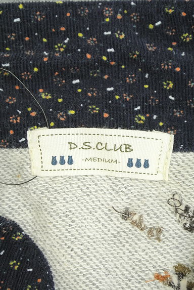 drug store's（ドラッグストアーズ）の古着「D.S.CLUB シャツレイヤード風刺繍入りカーディガン（カーディガン・ボレロ）」大画像６へ