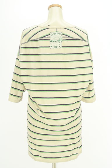 drug store's（ドラッグストアーズ）の古着「マルチボーダー柄Ｔシャツワンピース（ワンピース・チュニック）」大画像２へ