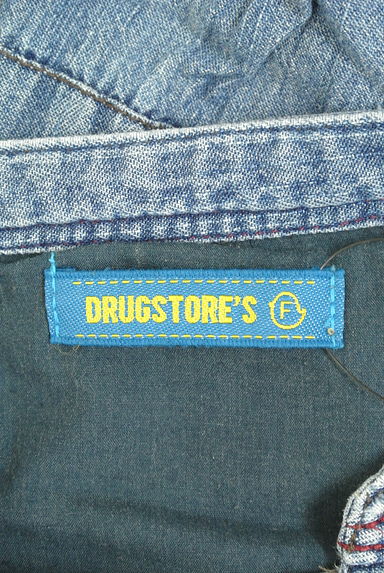 drug store's（ドラッグストアーズ）の古着「ロゴ入りデニムワンピース（ワンピース・チュニック）」大画像６へ