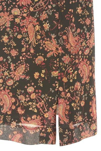 INED（イネド）の古着「花柄×ペイズリー柄シフォンスカート（スカート）」大画像５へ
