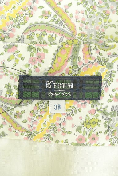 KEITH（キース）の古着「花柄プリーツスカート（スカート）」大画像６へ