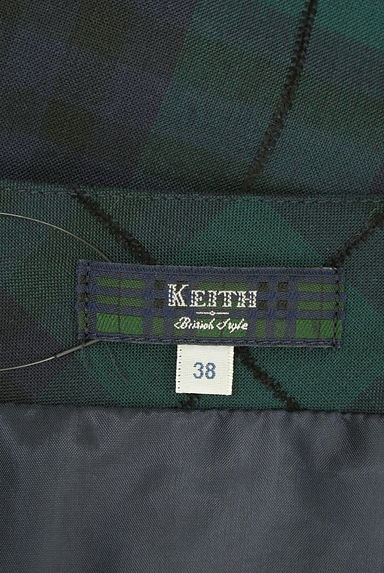 KEITH（キース）の古着「ミディ丈チェック柄スカート（スカート）」大画像６へ