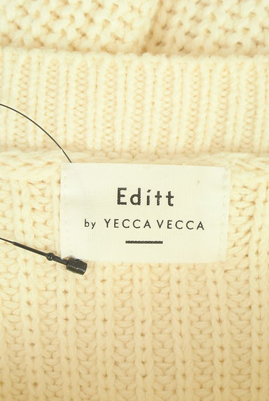 YECCA VECCA（イェッカヴェッカ）の古着「Edit by YECCA VECCA ケーブル編みニットベスト（ベスト・ジレ）」大画像６へ