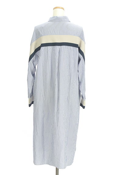 YECCA VECCA（イェッカヴェッカ）の古着「Editt by YECCA VECCA ニット切替シャツワンピース（ワンピース・チュニック）」大画像２へ