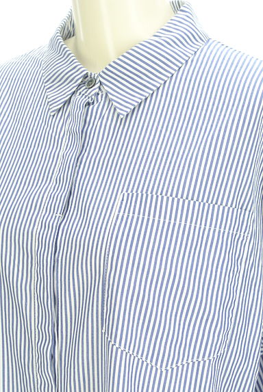 YECCA VECCA（イェッカヴェッカ）の古着「Editt by YECCA VECCA ニット切替シャツワンピース（ワンピース・チュニック）」大画像４へ