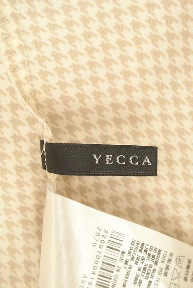 YECCA VECCA（イェッカヴェッカ）の古着「千鳥格子柄ノーカラーブラウス（ブラウス）」大画像６へ