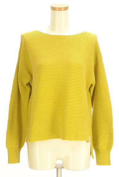 YECCA VECCA（イェッカヴェッカ）の古着「ドロップショルダーリブニットトップス（ニット）」大画像１へ