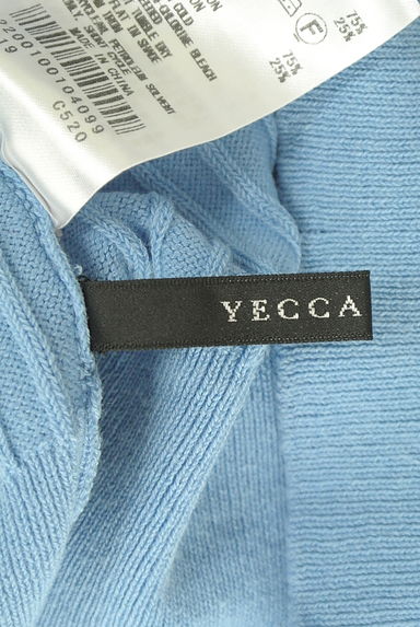 YECCA VECCA（イェッカヴェッカ）の古着「背中Vネックノースリリブニットトップス（ニット）」大画像６へ