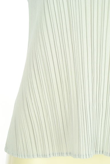 PLEATS PLEASE（プリーツプリーズ）の古着「プリーツ光沢ノースリトップス（カットソー・プルオーバー）」大画像５へ