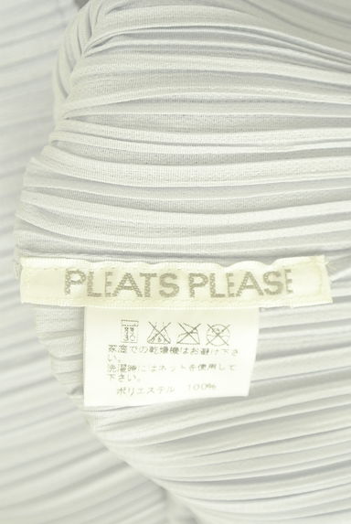 PLEATS PLEASE（プリーツプリーズ）の古着「プリーツ光沢ノースリトップス（カットソー・プルオーバー）」大画像６へ
