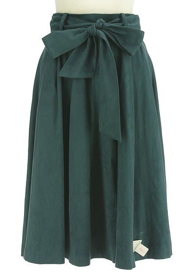 And Couture（アンドクチュール）の古着「ベルト付き膝下フレアスカート（スカート）」大画像４へ