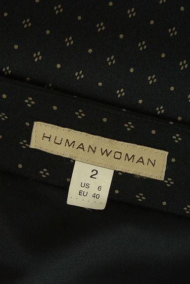 HUMAN WOMAN（ヒューマンウーマン）の古着「ストレッチ膝下フレアスカート（スカート）」大画像６へ