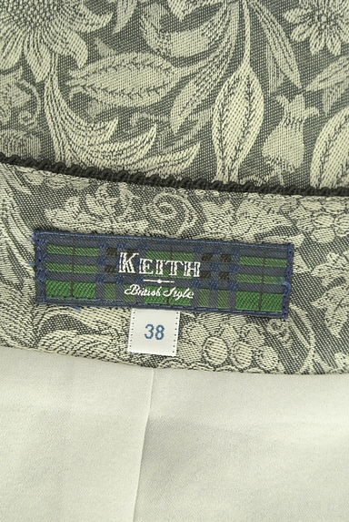 KEITH（キース）の古着「膝丈花柄ジャガードスカート（スカート）」大画像６へ