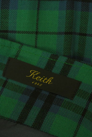 KEITH（キース）の古着「膝下丈チェックスカート（スカート）」大画像６へ