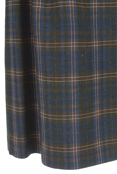 KEITH（キース）の古着「チェック柄膝丈スカート（スカート）」大画像５へ