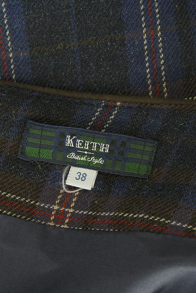 KEITH（キース）の古着「チェック柄膝丈スカート（スカート）」大画像６へ