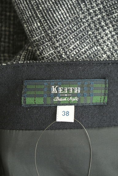 KEITH（キース）の古着「グレンチェック柄ウール混ワンピース（ワンピース・チュニック）」大画像６へ