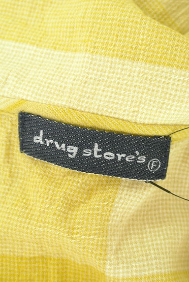drug store's（ドラッグストアーズ）の古着「刺繍入りブロックチェック柄カットソー（カットソー・プルオーバー）」大画像６へ