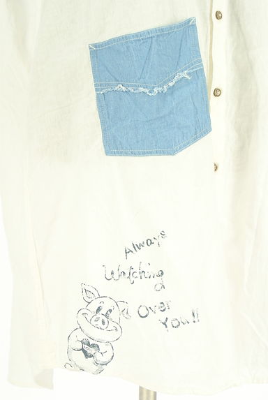 drug store's（ドラッグストアーズ）の古着「配色ロングシャツ（カジュアルシャツ）」大画像５へ