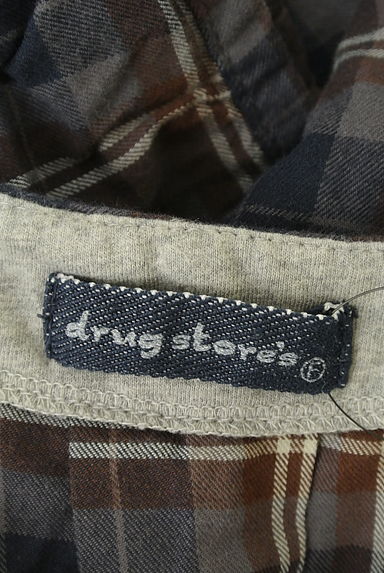 drug store's（ドラッグストアーズ）の古着「ボリュームチェックチュニック（ワンピース・チュニック）」大画像６へ