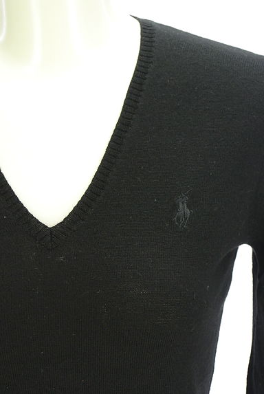 POLO RALPH LAUREN（ポロラルフローレン）の古着「ワンポイントＶネックニット（ニット）」大画像４へ