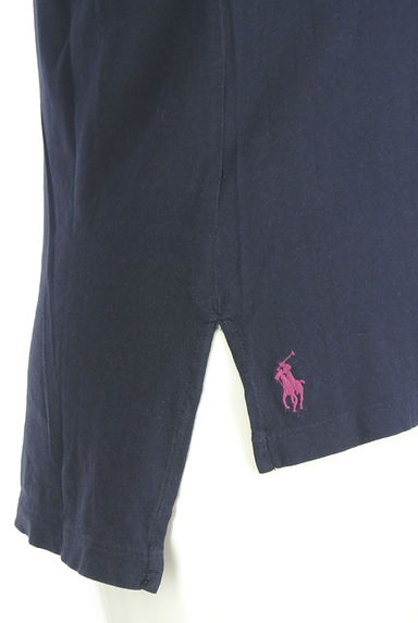 POLO RALPH LAUREN（ポロラルフローレン）の古着「ワンポイントVネックロンT（Ｔシャツ）」大画像５へ