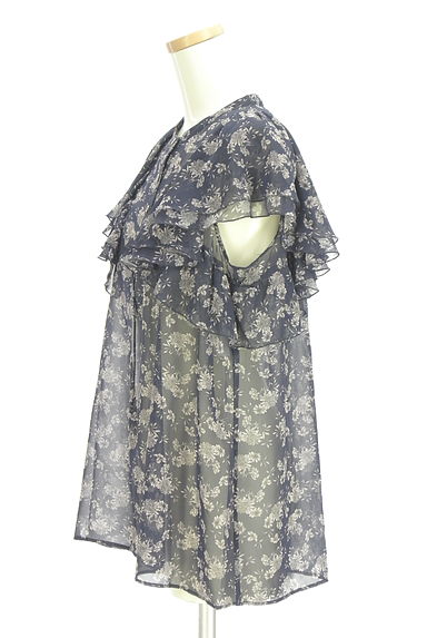 ANAYI（アナイ）の古着「花柄シアーブラウス（カットソー・プルオーバー）」大画像３へ