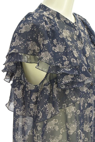 ANAYI（アナイ）の古着「花柄シアーブラウス（カットソー・プルオーバー）」大画像５へ