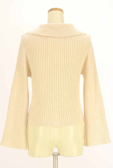 PROPORTION BODY DRESSING（プロポーションボディ ドレッシング）の古着「ビッグカラーリブニットカーディガン（カーディガン・ボレロ）」大画像２へ