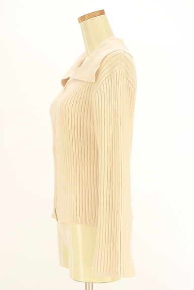 PROPORTION BODY DRESSING（プロポーションボディ ドレッシング）の古着「ビッグカラーリブニットカーディガン（カーディガン・ボレロ）」大画像３へ