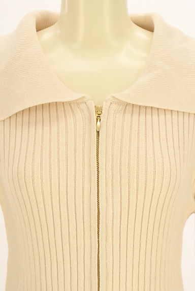 PROPORTION BODY DRESSING（プロポーションボディ ドレッシング）の古着「ビッグカラーリブニットカーディガン（カーディガン・ボレロ）」大画像４へ