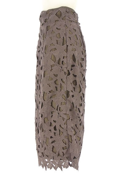 JILL by JILLSTUART（ジルバイジルスチュアート）の古着「花柄刺繍レースロングスカート（ロングスカート・マキシスカート）」大画像３へ