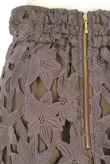 JILL by JILLSTUART（ジルバイジルスチュアート）の古着「花柄刺繍レースロングスカート（ロングスカート・マキシスカート）」大画像４へ