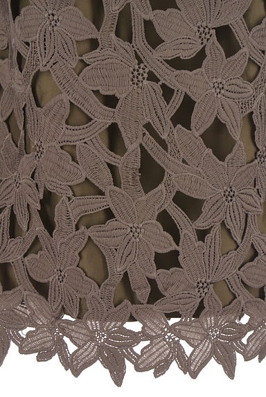 JILL by JILLSTUART（ジルバイジルスチュアート）の古着「花柄刺繍レースロングスカート（ロングスカート・マキシスカート）」大画像５へ