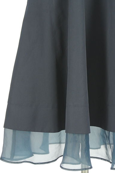 JILL by JILLSTUART（ジルバイジルスチュアート）の古着「裾レース膝下フレアワンピース（ワンピース・チュニック）」大画像５へ