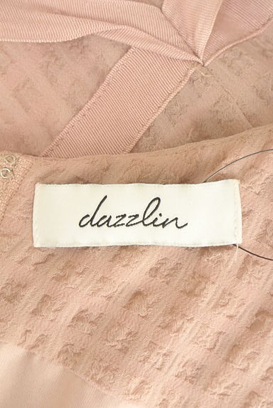 dazzlin（ダズリン）の古着「チェックシフォン膝丈ワンピース（ワンピース・チュニック）」大画像６へ