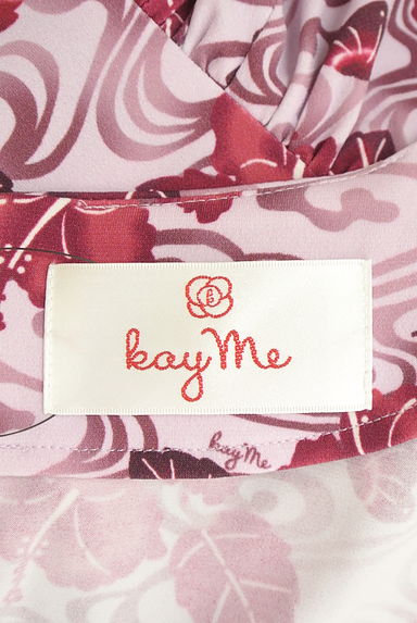 kay me（ケイミー）の古着「ミモレ丈ハイビスカス柄タイトワンピース（ワンピース・チュニック）」大画像６へ