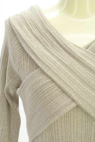 PROPORTION BODY DRESSING（プロポーションボディ ドレッシング）の古着「リブニットロングワンピース（ワンピース・チュニック）」大画像５へ