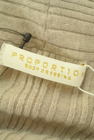 PROPORTION BODY DRESSING（プロポーションボディ ドレッシング）の古着「リブニットロングワンピース（ワンピース・チュニック）」大画像６へ