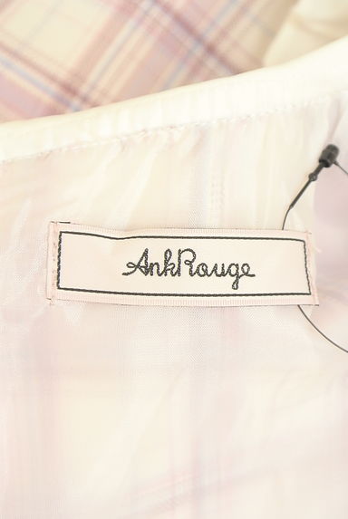 Ank Rouge（アンクルージュ）の古着「チェック柄セットアップ風ワンピース（ワンピース・チュニック）」大画像６へ