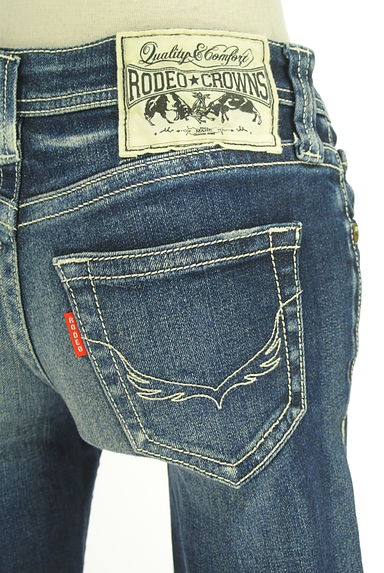 RODEO CROWNS（ロデオクラウン）の古着「ウォッシュド加工スキニーデニム（デニムパンツ）」大画像５へ