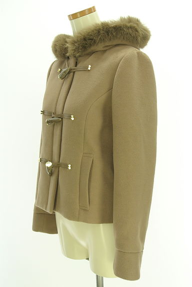 MISCH MASCH（ミッシュマッシュ）の古着「エコファー付きショート丈ダッフルコート（コート）」大画像３へ