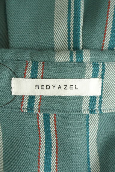 REDYAZEL（レディアゼル）の古着「ベルト付きマルチストライプシャツワンピース（ワンピース・チュニック）」大画像６へ